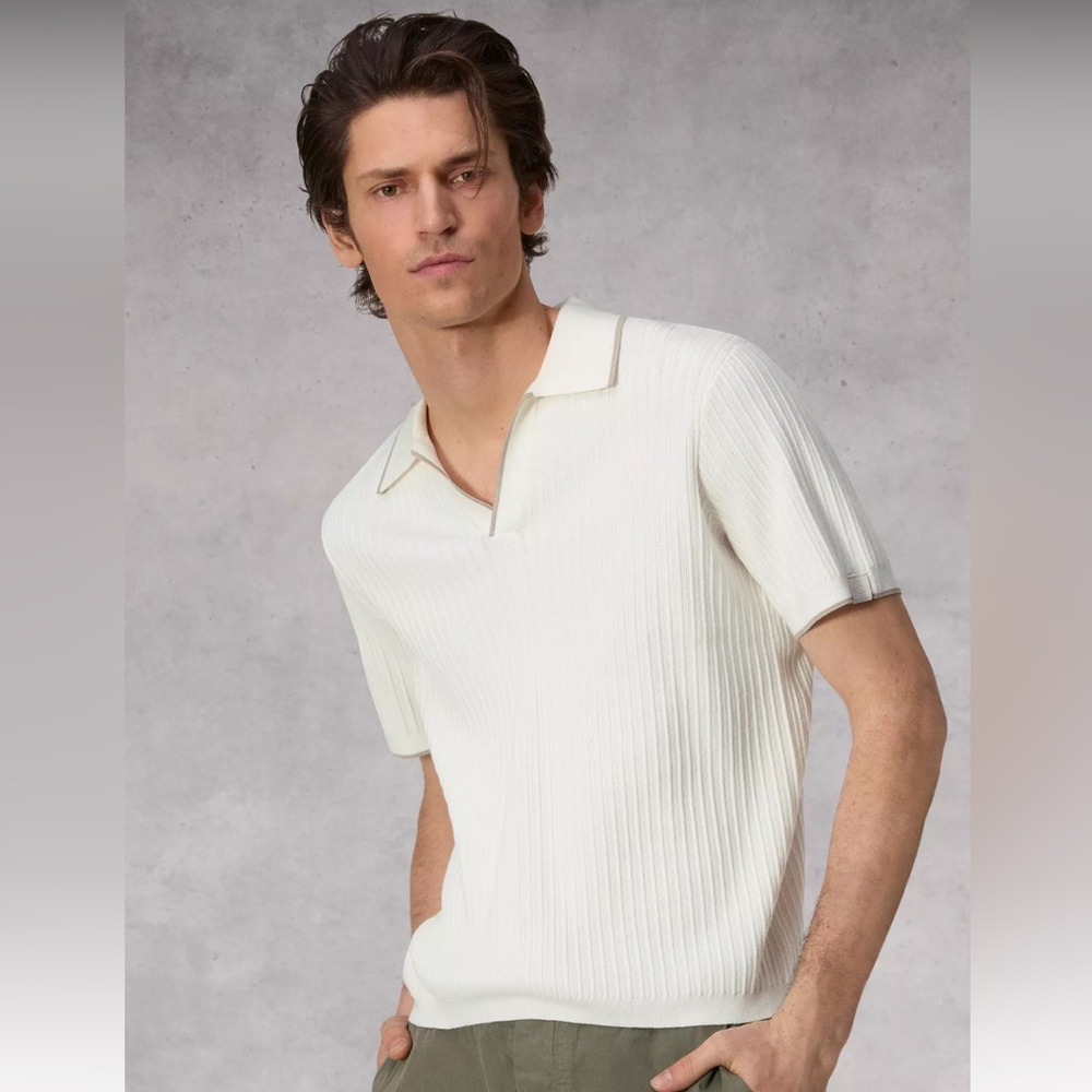 Rag & Bone | Men’s Harbor Textured Polo (NWT, XL)